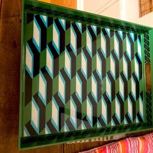 BNWT !! DVF x Target :: Melamine serving tray :: green - Diane von furstenberg